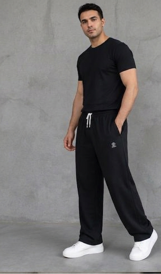 Men's Loose Fit Baggy Pajama - White Black (Available in 4 Colors)