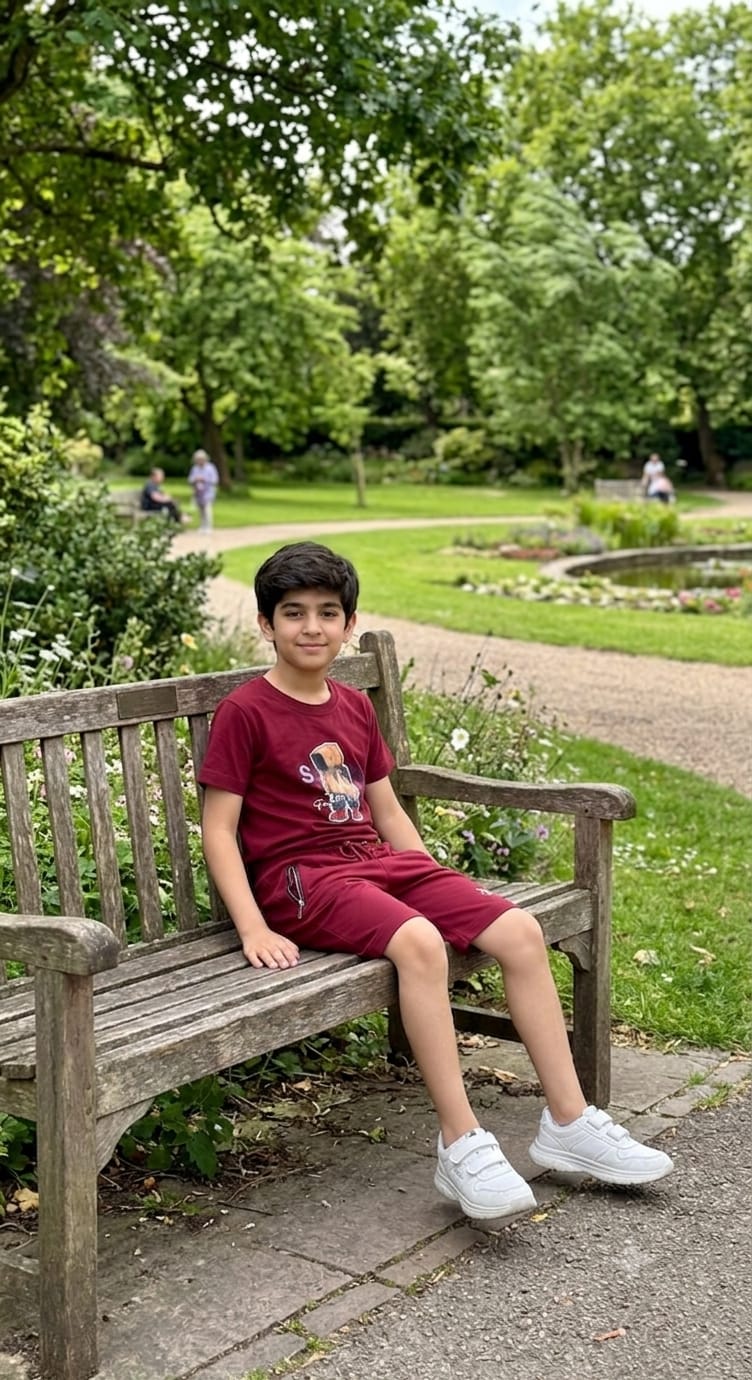Boys Summer Printed T-Shirt & Shorts Suit